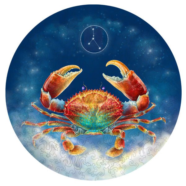 VĖŽYS (ZODIAKAI) DĖLIONĖ IŠ MEDŽIO (200 detalių): astrologinis kelionės ženklas - OBUOLYS