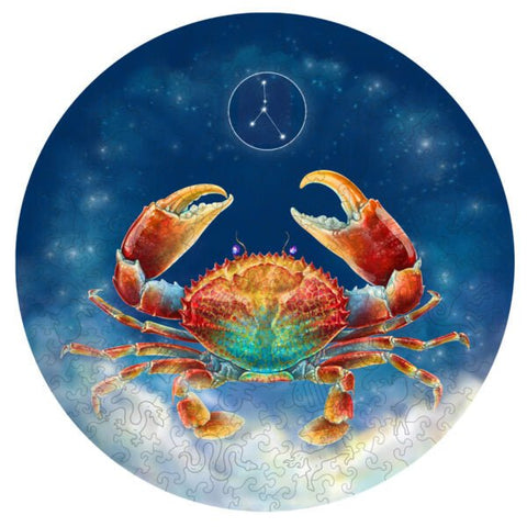 VĖŽYS (ZODIAKAI) DĖLIONĖ IŠ MEDŽIO (200 detalių): astrologinis kelionės ženklas - OBUOLYS