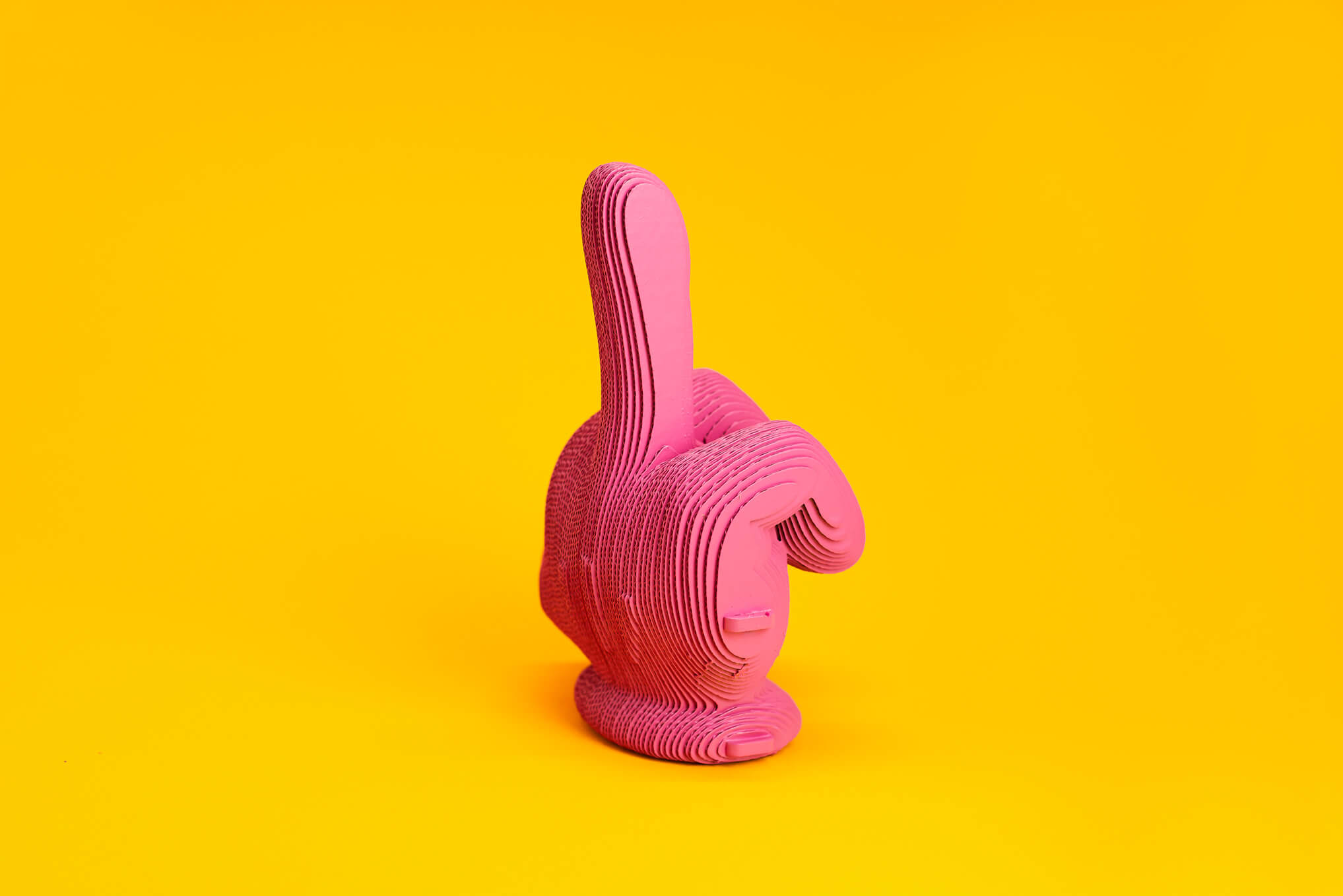 VIDURINIS PIRŠTAS: surenkama 3D dėlionė - skulptūra - OBUOLYS