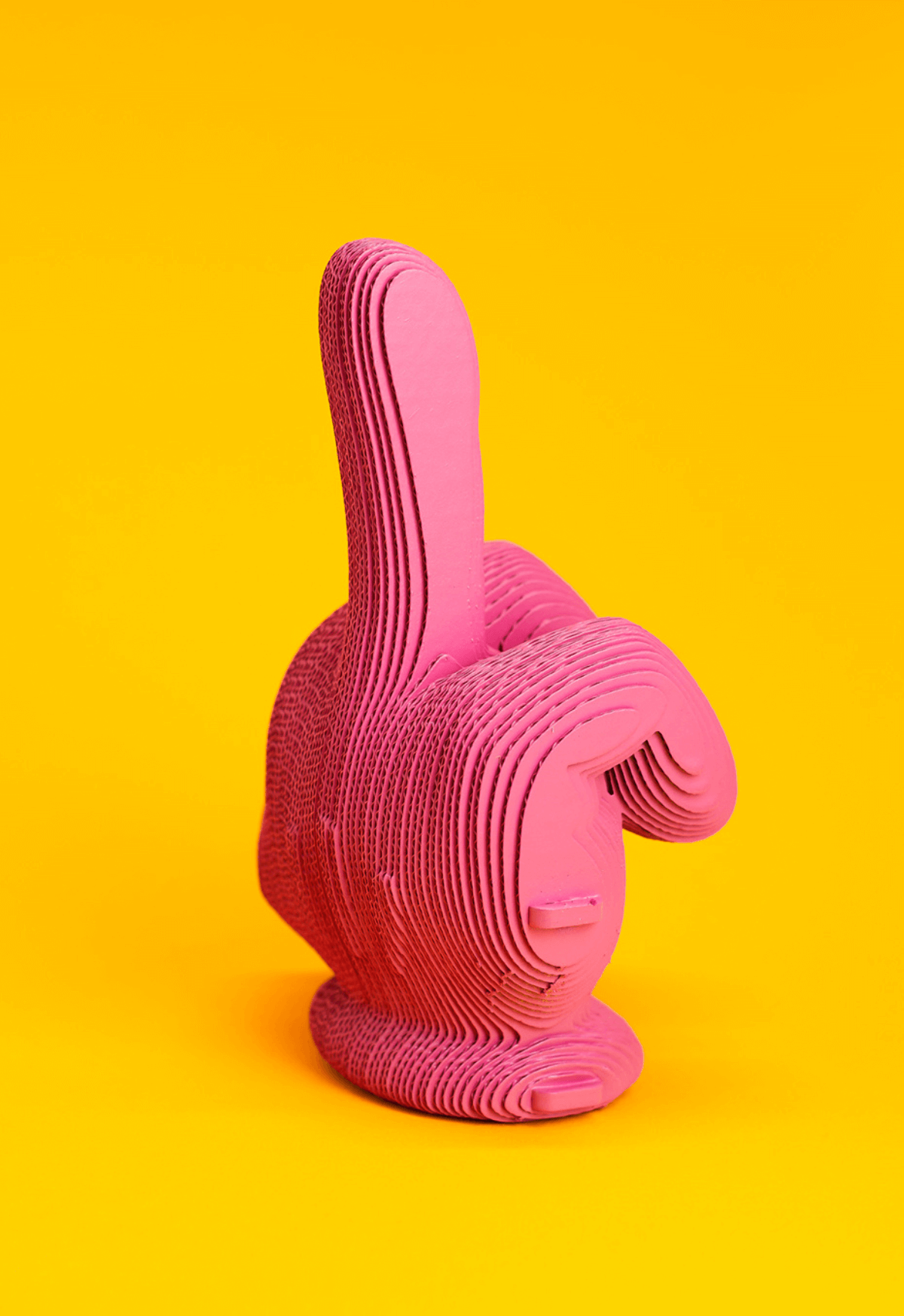 VIDURINIS PIRŠTAS: surenkama 3D dėlionė - skulptūra - OBUOLYS