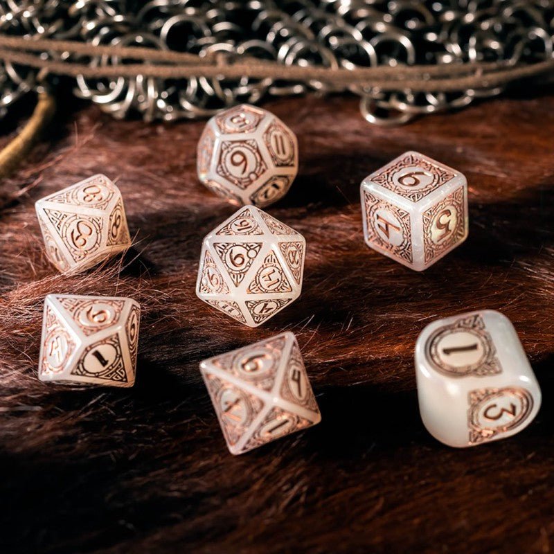 Viking modern dice set: Niflheim kauliukų rinkinys - OBUOLYS