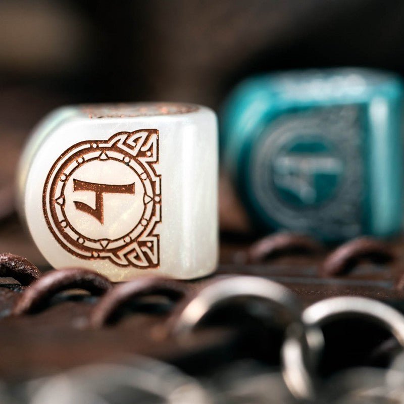 Viking modern dice set: Niflheim kauliukų rinkinys - OBUOLYS