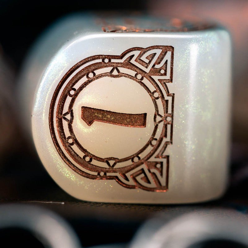 Viking modern dice set: Niflheim kauliukų rinkinys - OBUOLYS