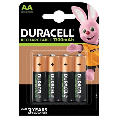 Duracell AA Rechargeable 1300 mAh pakraunamos baterijos 4 vnt.