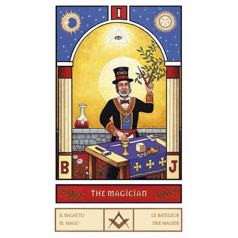 Masonic Taro Kortos Lo Scarabeo