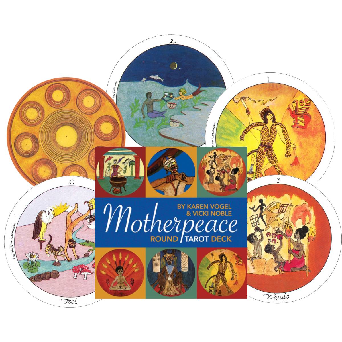 Motherpeace Round Taro kortos US Games Systems