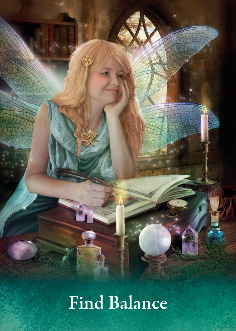 Pocket Oracle of the Fairies kišeninės orakulo kortos Hay House