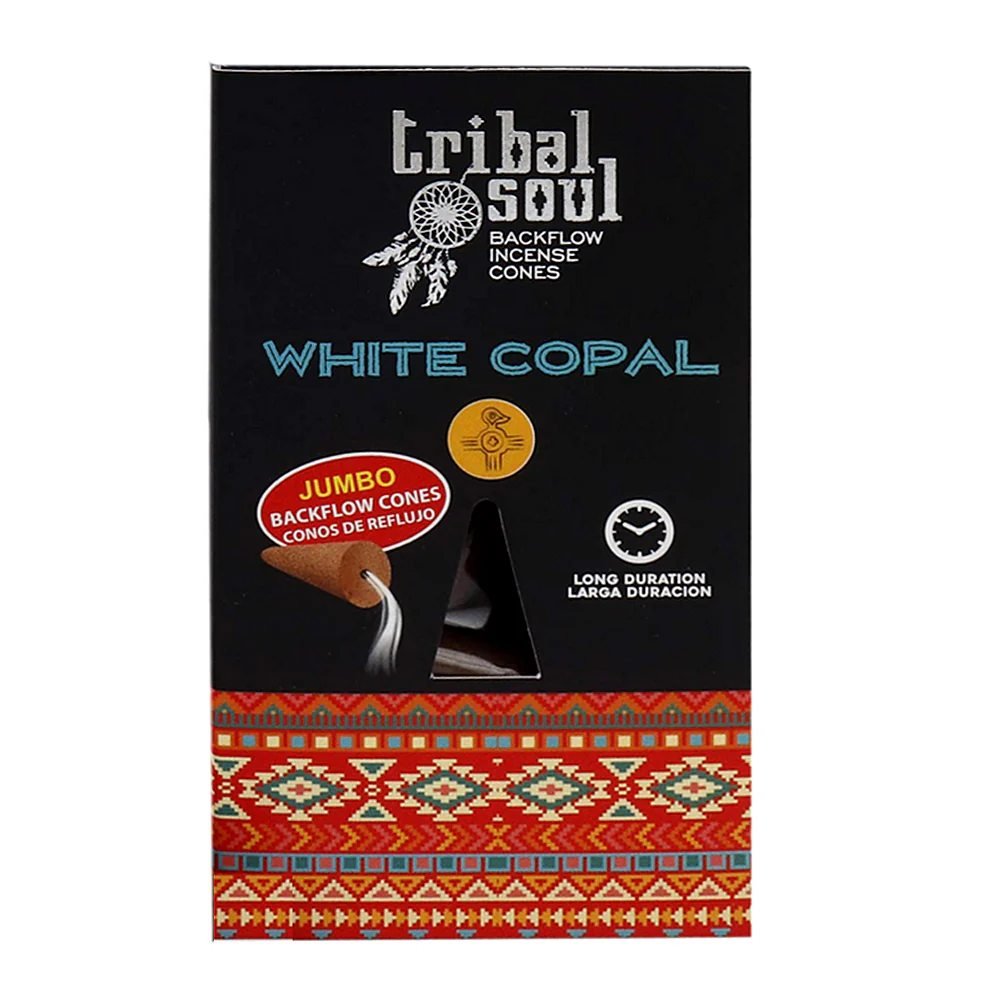White Copal – Tribal Soul Backflow Incense kūginiai smilkalai Hari Darshan - OBUOLYS