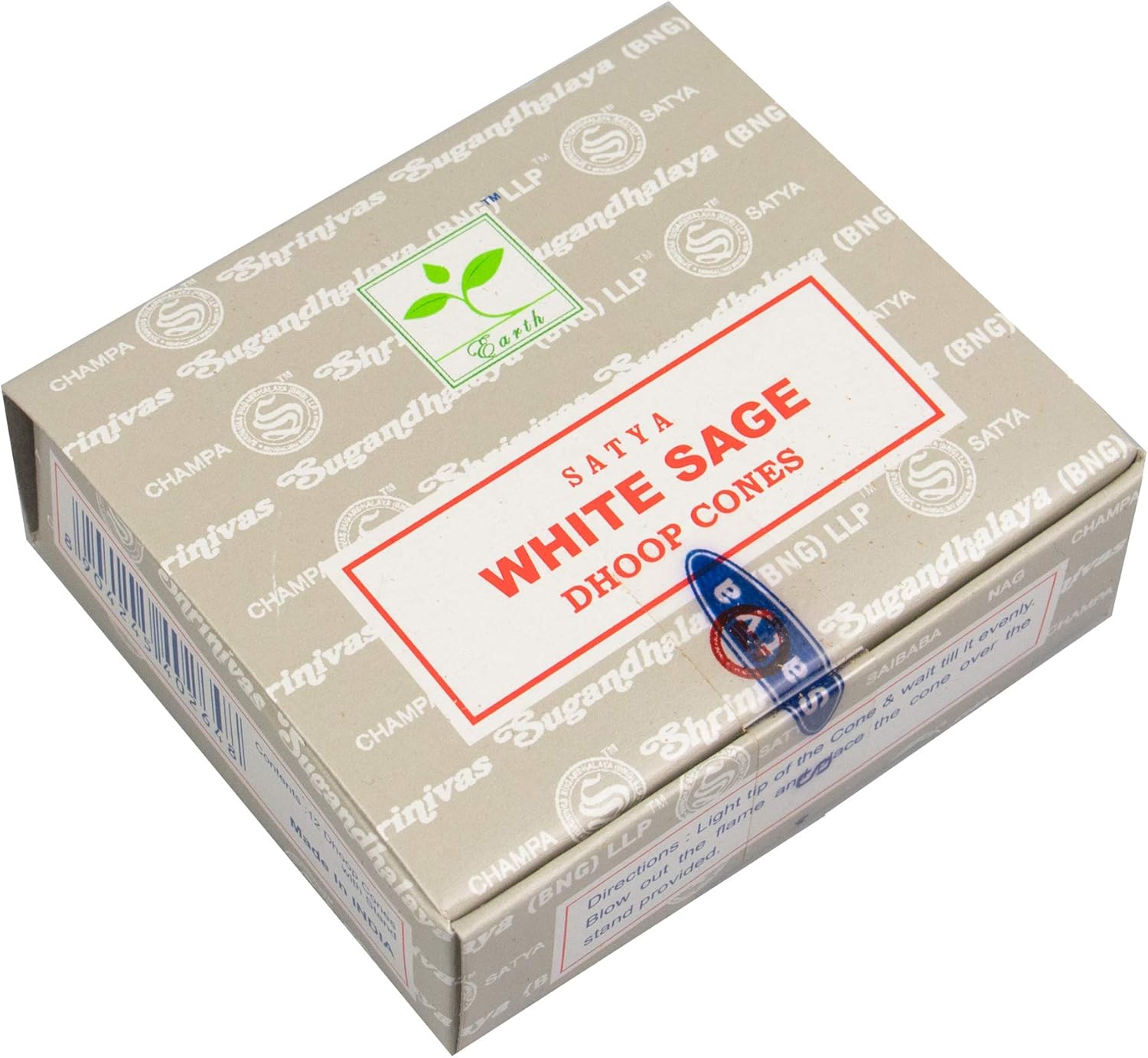 White Sage kūginiai smilkalai Satya - OBUOLYS
