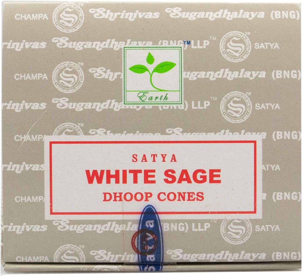 White Sage kūginiai smilkalai Satya - OBUOLYS