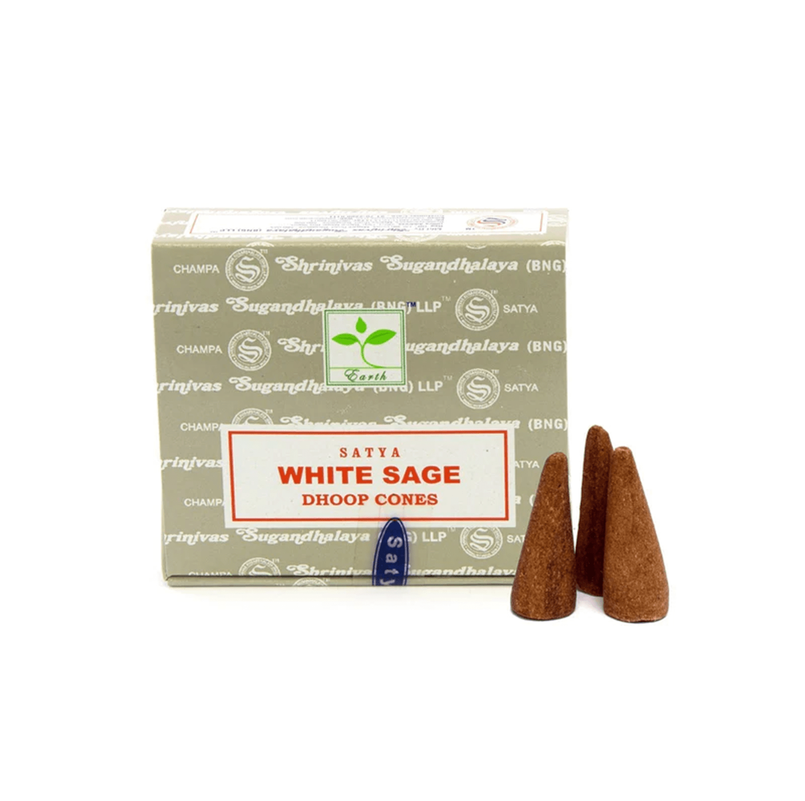 White Sage kūginiai smilkalai Satya - OBUOLYS