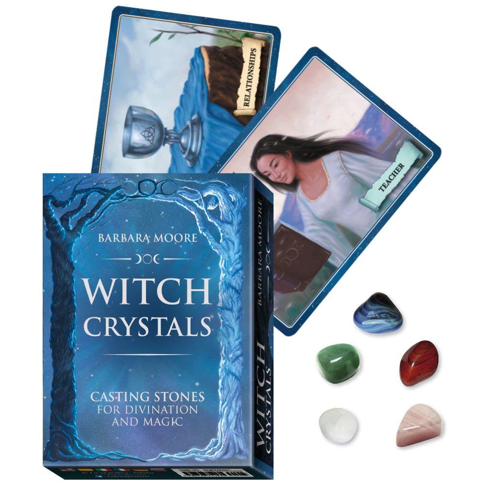 Witch Crystals Casting Stones for Divination and Magic rinkinys Lo Scarabeo - OBUOLYS