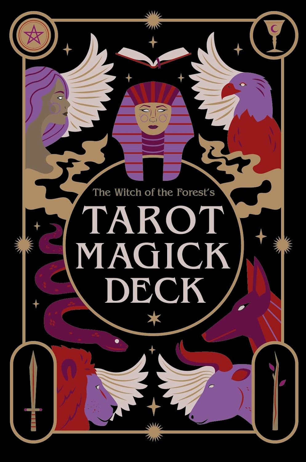 Witch of the Forest's Tarot kortos Leaping Hare Press - OBUOLYS