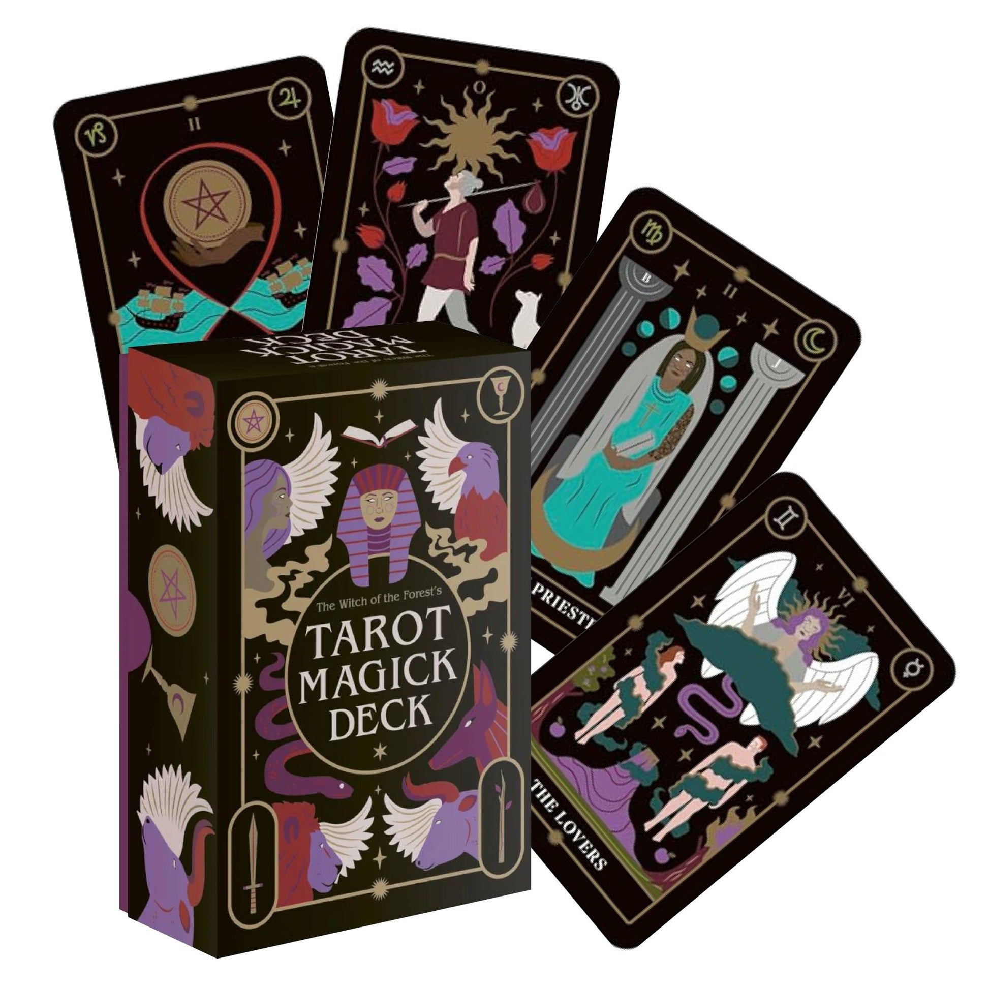 Witch of the Forest's Tarot kortos Leaping Hare Press - OBUOLYS