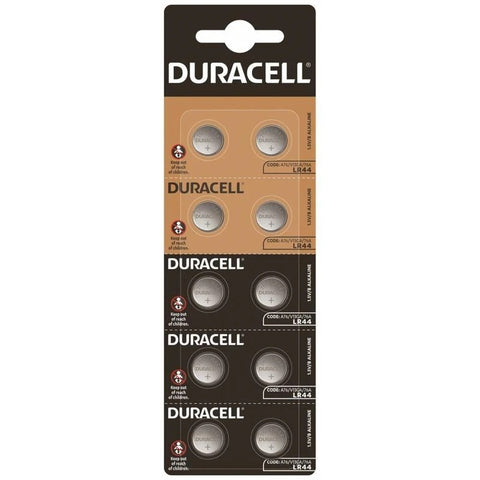 Duracell LR44/ A76/ V13GA šarminės baterijos 10 vnt.