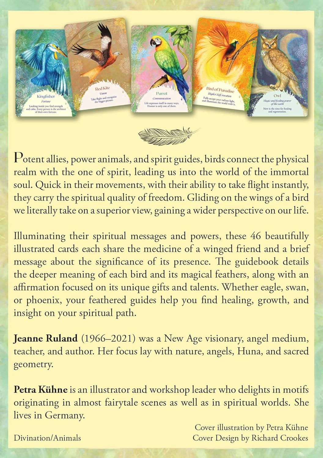 Oracle of the Birds kortos Findhorn Press