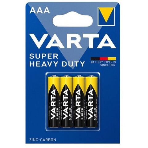 Varta AAA Super Heavy Duty (2003) cinko anglies baterijos 4 vnt.