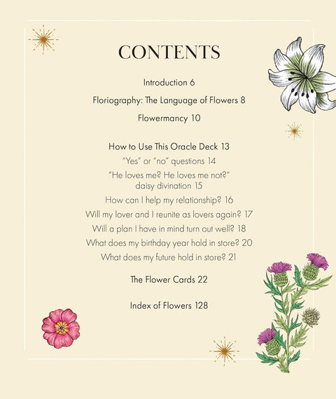 Spirits in Flowers Oracle kortos Cico Books