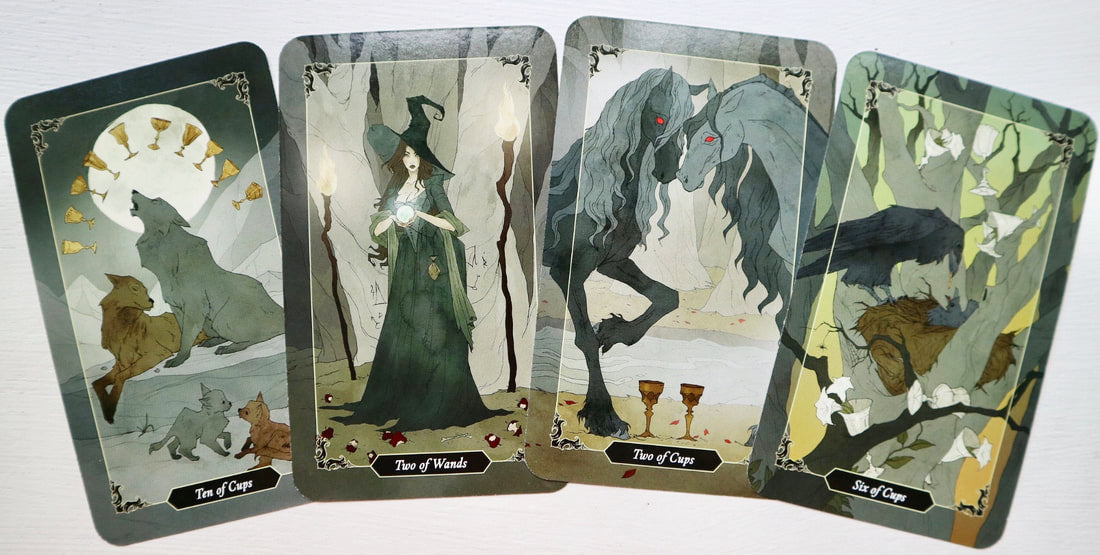 Dark Wood Tarot kortos Llewellyn