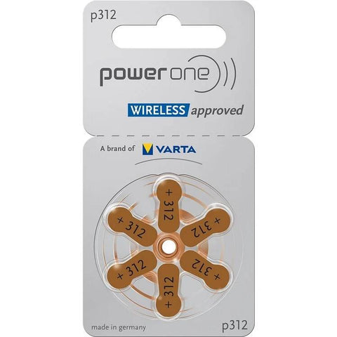 VARTA Power One 312 baterijos klausos aparatams 6 vnt.