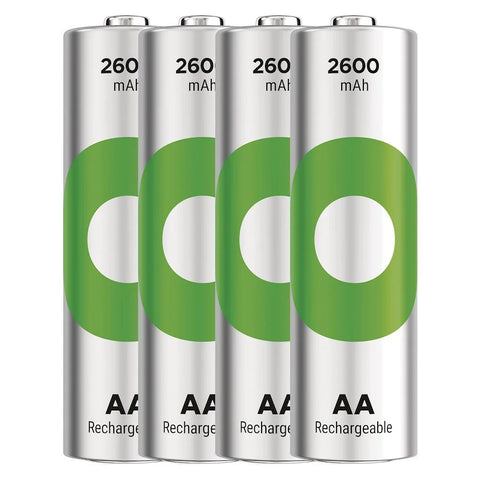 GP AA Recyko 2600mAh įkraunamos baterijos 4 vnt.