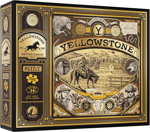 Yellowstone dėlionė 1000 detalių Theory11 - OBUOLYS