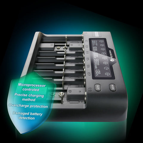 everActive UC-800 Universal Baterijų įkroviklis
