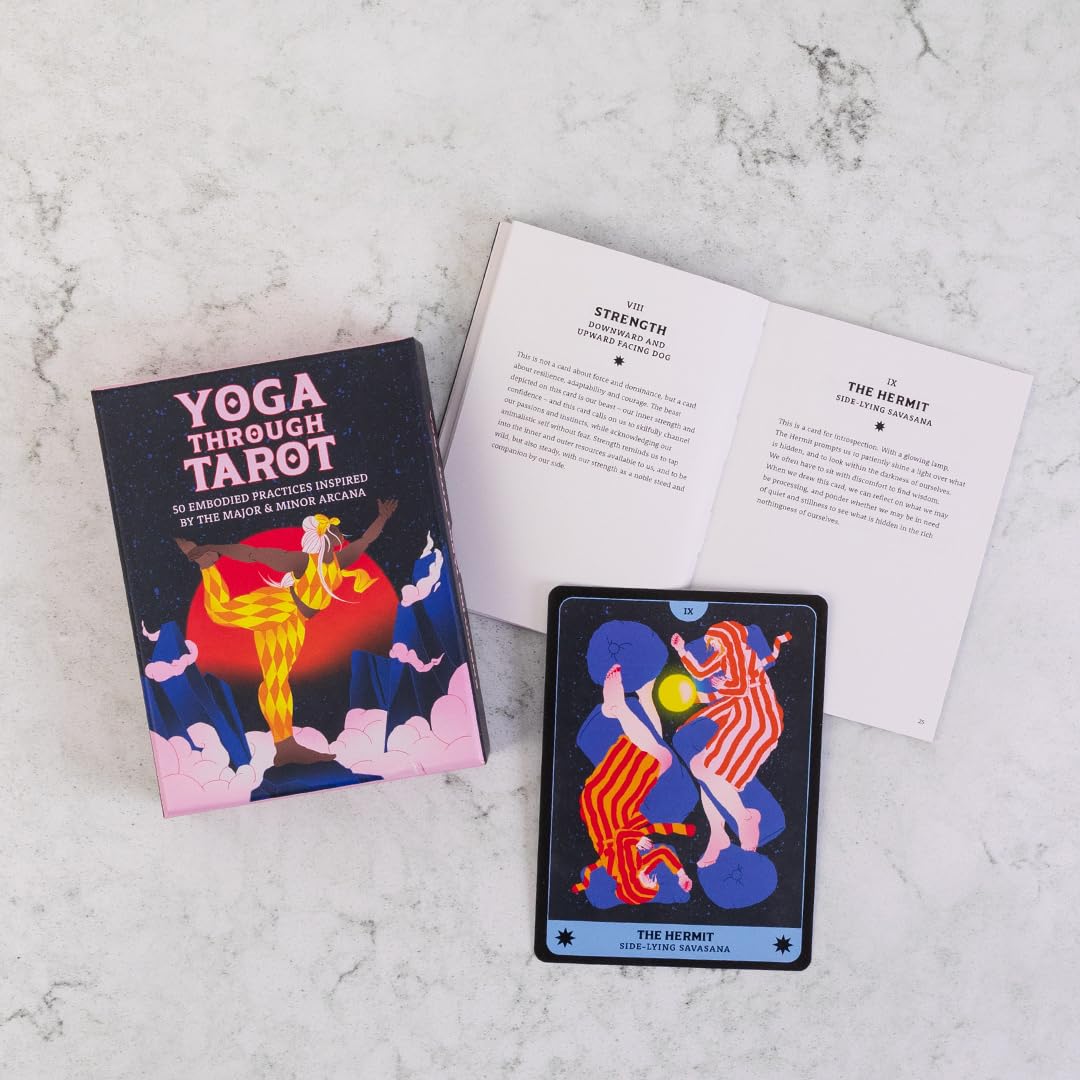 Yoga Through Taro kortos Leaping Hare Press - OBUOLYS