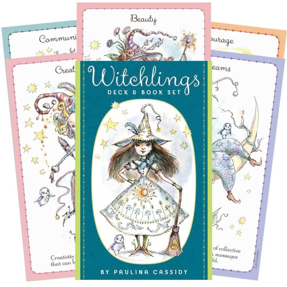 WITCHLINGS: magiškas įkvėpimas ir kasdieniai burtai iš šviesiųjų raganaičių pasaulio – kortos + knyga