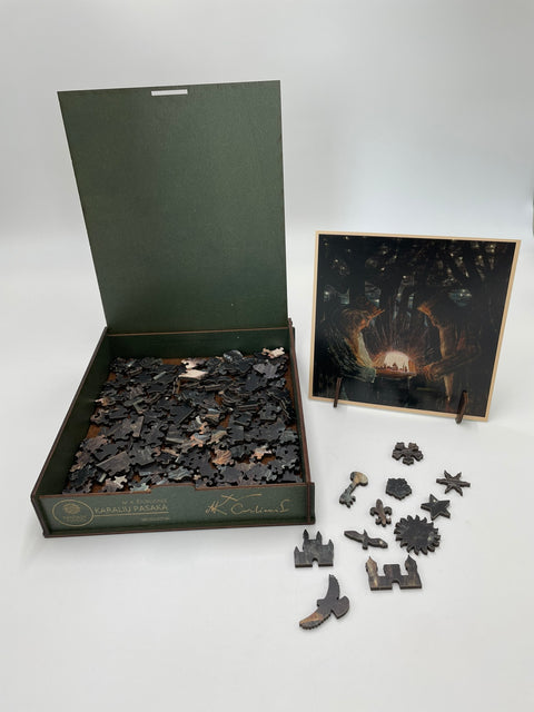 Karalių pasaka Medinė Dėlionė M Dydis (150 detalių) Fantasy Puzzles