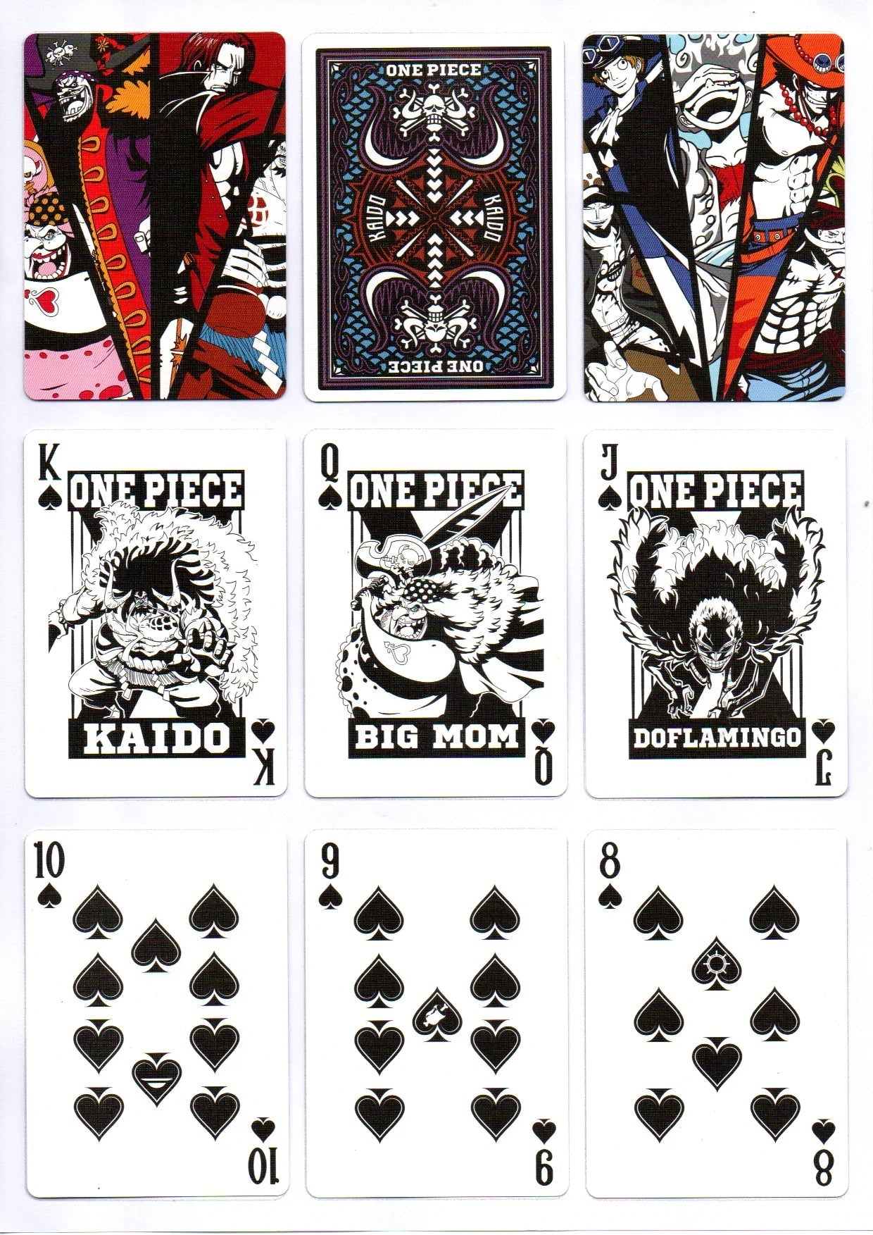 Žaidimo kortos Kaido One Piece - OBUOLYS