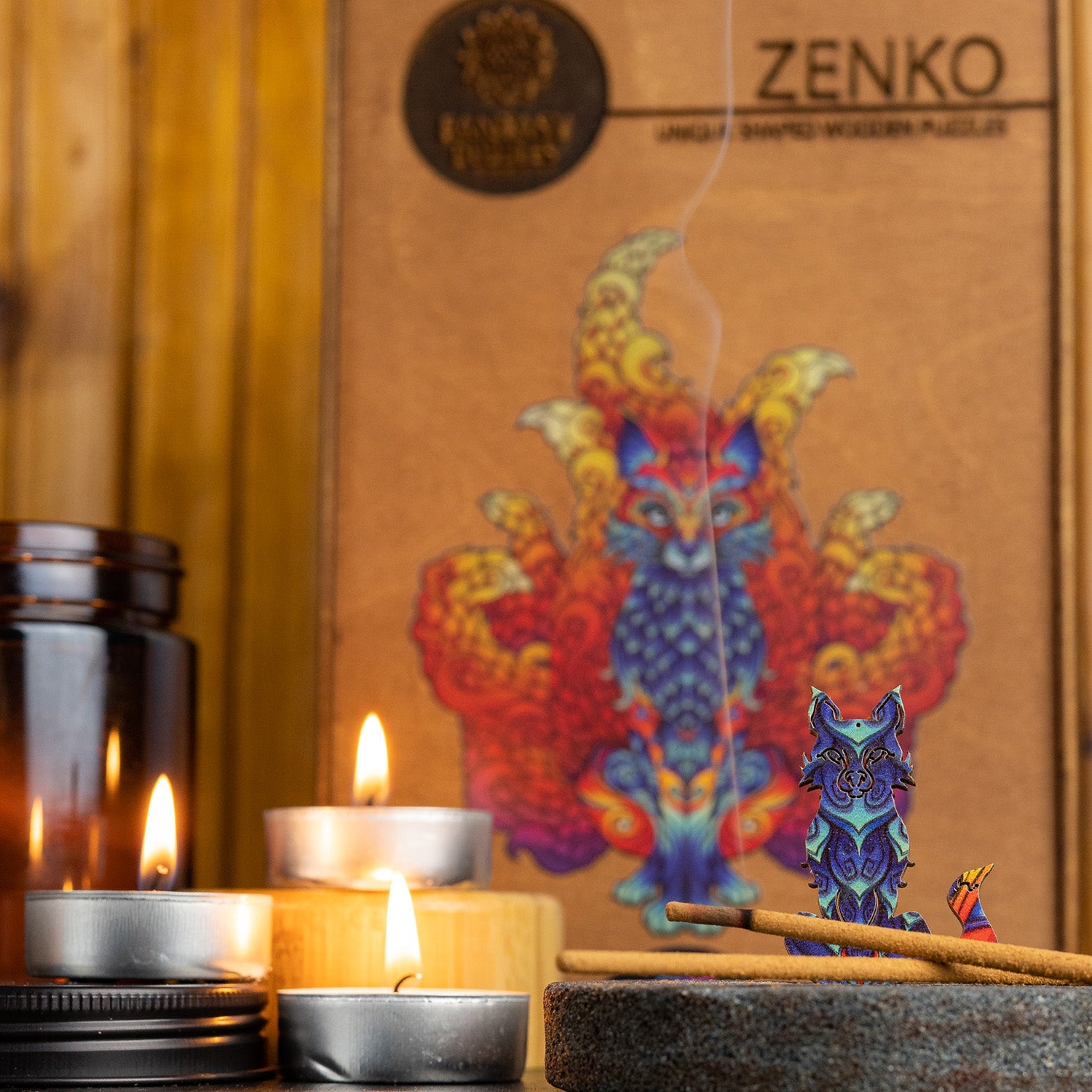 Zenko Dėlionė Iš Medžio L Dydis (220 detalių) Fantasy Puzzles - OBUOLYS