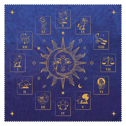 Zodiac kilimėlis taro kortoms (50x50cm) Lo Scarabeo - OBUOLYS