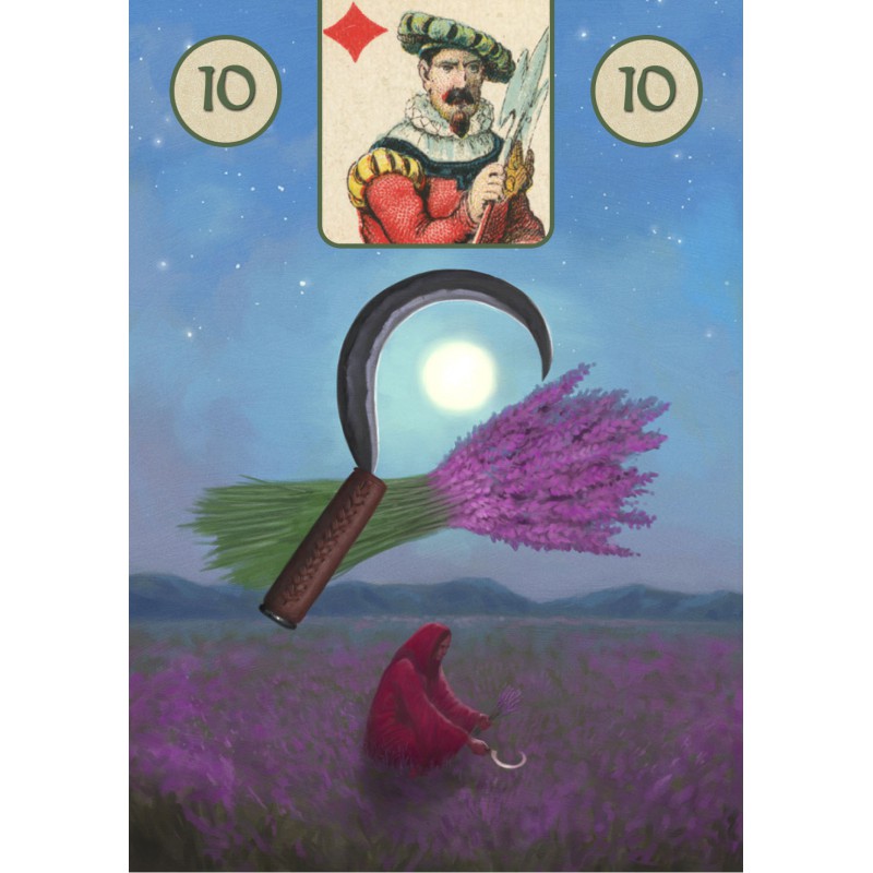 Pagan Lenormand Oracle Kortos Lo Scarabeo