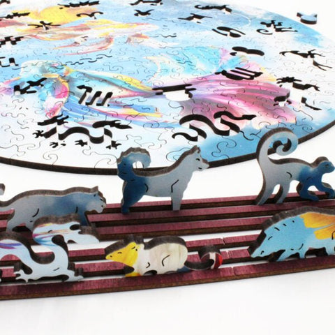 Žuvys (Zodiakai) Dėlionė Iš Medžio (200 detalių) Fantasy Puzzles - OBUOLYS