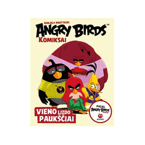 Angry Birds. Komiksai. Vieno lizdo paukščiai (knyga su defektais)