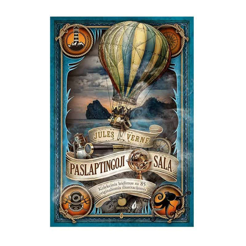 PASLAPTINGOJI SALA: įspūdingiausio Jules Verne šedevro ypatingas kolekcinis leidimas
