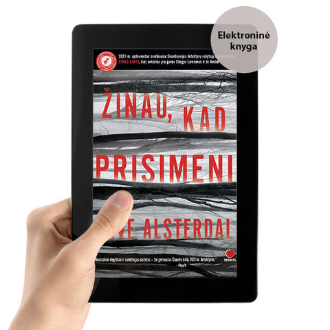 E-knyga ŽINAU, KAD PRISIMENI: romanas, oficialiai pripažintas geriausiu 2021 m. Skandinavijos detektyvu