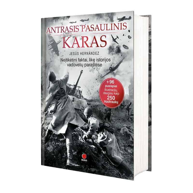 ANTRASIS PASAULINIS KARAS: milžiniškas formatas + iliustracijos – net 736 puslapių - OBUOLYS