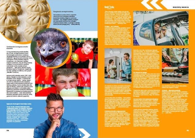 DIDŽIOJI LIETUVOS REKORDŲ KNYGA: XXL (beveik 1,5 kg svorio) spalvota rekordų biblija - OBUOLYS