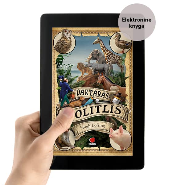 E - knyga DAKTARAS DOLITLIS: nuostabi istorija vaikams apie gyvūnų kalbą mokantį daktarą - OBUOLYS