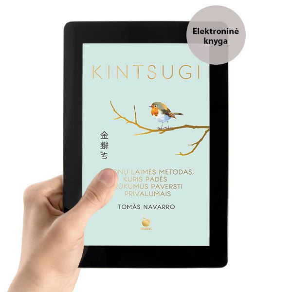 E - knyga KINTSUGI: slaptas japonų laimės metodas, kuris padės gyvenimo trūkumus paversti privalumais - OBUOLYS