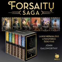 FORSAITŲ SAGA: literatūrine Nobelio premija apdovanotas šedevras kolekcinėje dėžutėje - OBUOLYS