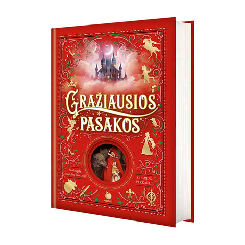 GRAŽIAUSIOS PASAKOS: gražiausių pasaulyje pasakų rinkinys + iliustracijos - OBUOLYS