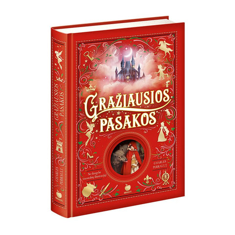 GRAŽIAUSIOS PASAKOS: gražiausių pasaulyje pasakų rinkinys + iliustracijos - OBUOLYS