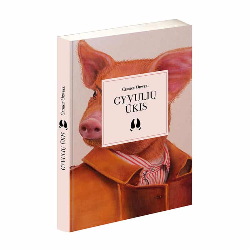 GYVULIŲ ŪKIS: TOP10 perkamiausia Amazon.com knyga – distopinė George'o Orwello ateities vizija, kuri šiandien virto realybe - OBUOLYS