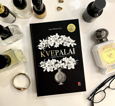 KVEPALAI: olfaktorinės istorijos – didžiausias ir išsamiausias kvepalų vadovas Lietuvoje – atnaujintas leidimas