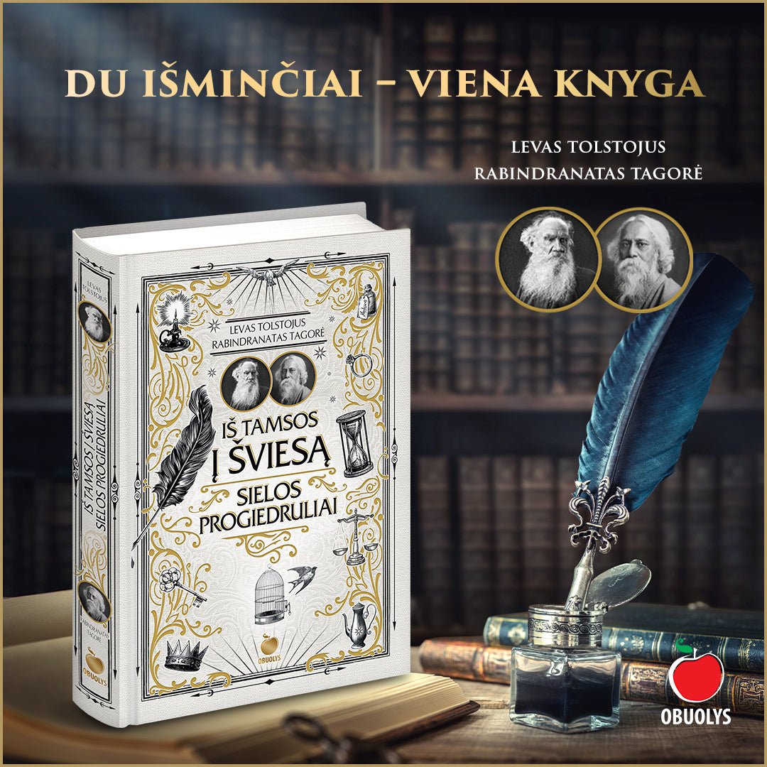 IŠ TAMSOS Į ŠVIESĄ. SIELOS PROGIEDRULIAI (Knygos su defektais) - OBUOLYS