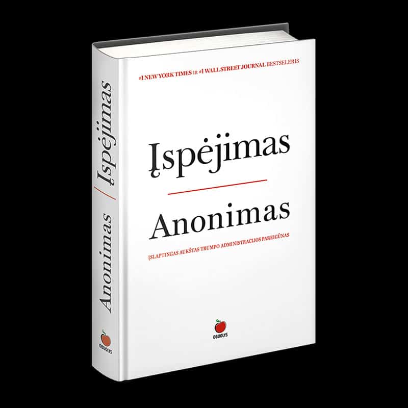 ĮSPĖJIMAS: DONALDO TRUMPO PASLAPTYS – #1 New York Times ir #1 Wall Street Journal bestseleris - OBUOLYS