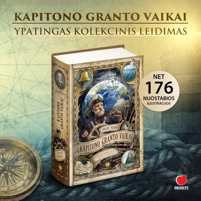 KAPITONO GRANTO VAIKAI: kolekcinis net 640 psl. leidimas su 176 originaliomis iliustracijomis - OBUOLYS